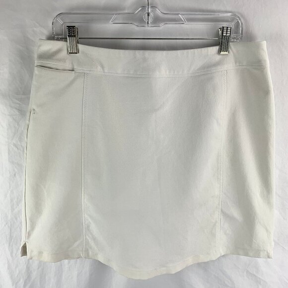 Adidas Women White Short  Size L * - Picture 1 of 6